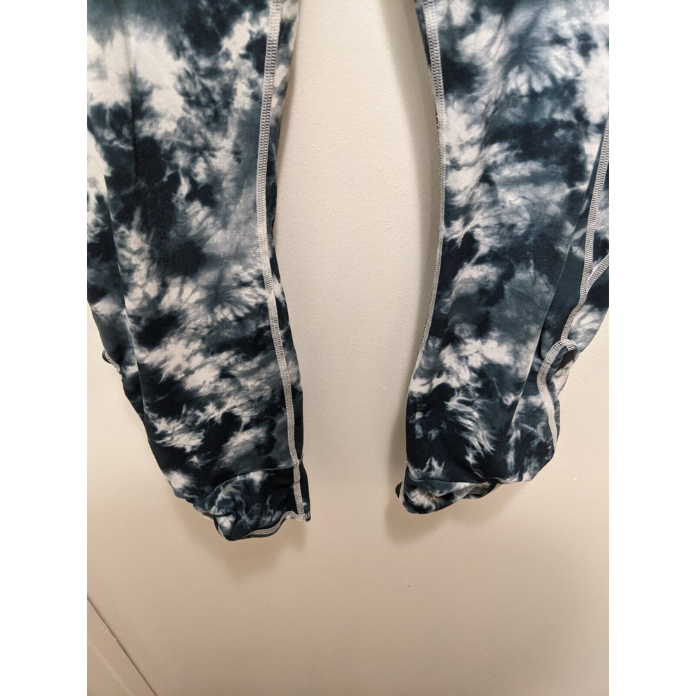 Fabletics Oasis High Rise Tie Dye Leggings Teal Turquoise Size Large - Picture 5 of 12